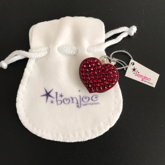 NWT Bonjoc Hat Clip/Ball Marker Swarovski Crystals - Picture 3 of 8
